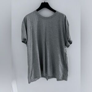 Lululemon oversize gray crew neck t-shirt